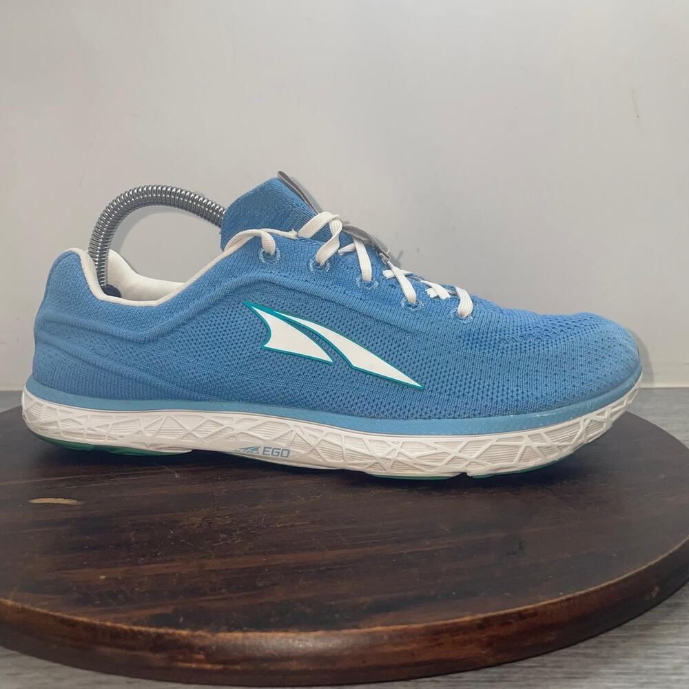 Altra Escalante 2.5 Womens Size 9.5 Blue White Knit Running Shoes AL0A4VR3410